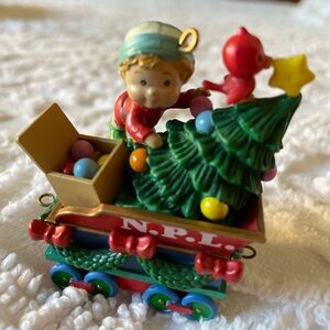 1992 Carlton Cards Heirloom Collection Christmas Express Ornament